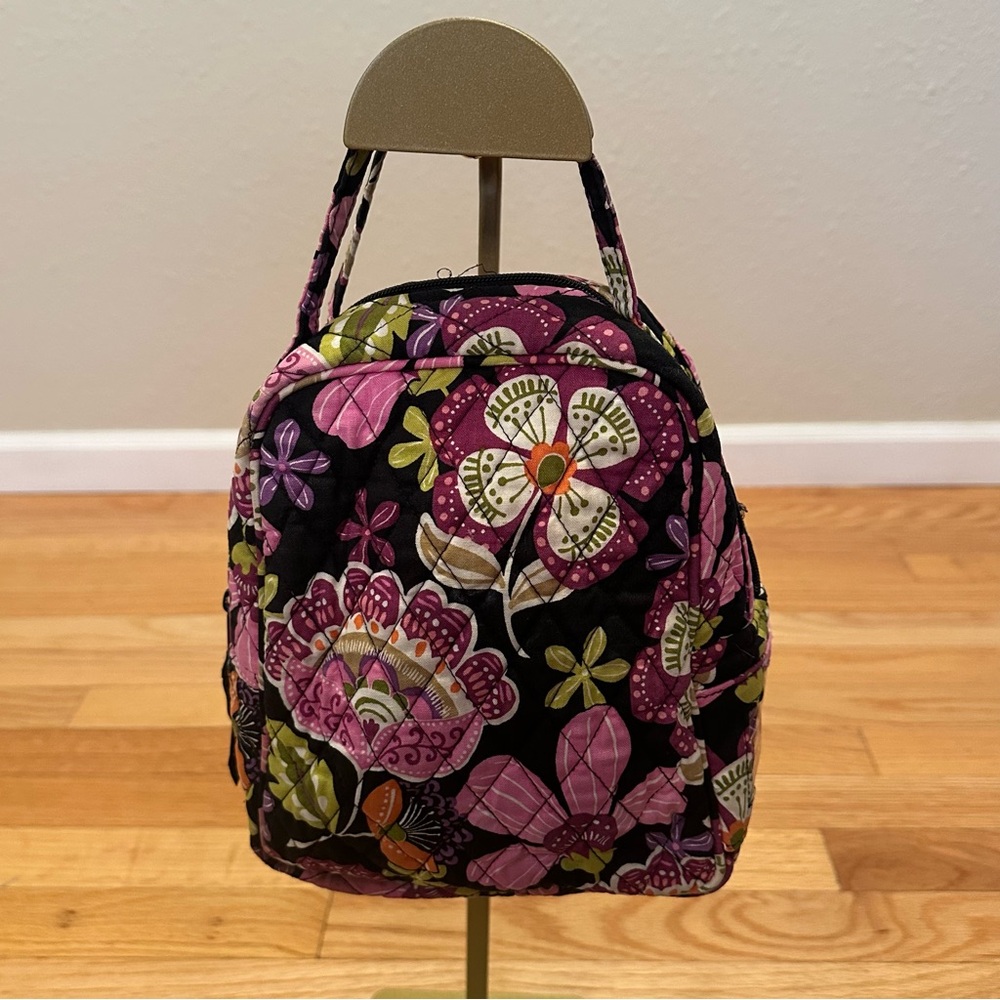 Vera Bradley Quilted Lunch Bag, Pirouette Pink Pattern (Retired) - Picture 1 of 4